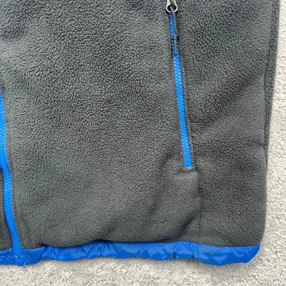 The North Face Jacket Mens Large Blue Grey 550 Down Polartec Fleece Denali